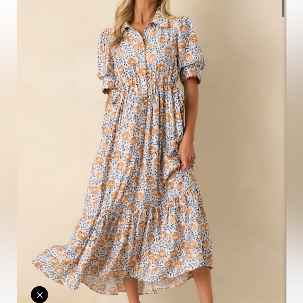 Red Dress Boutique fall floral dress